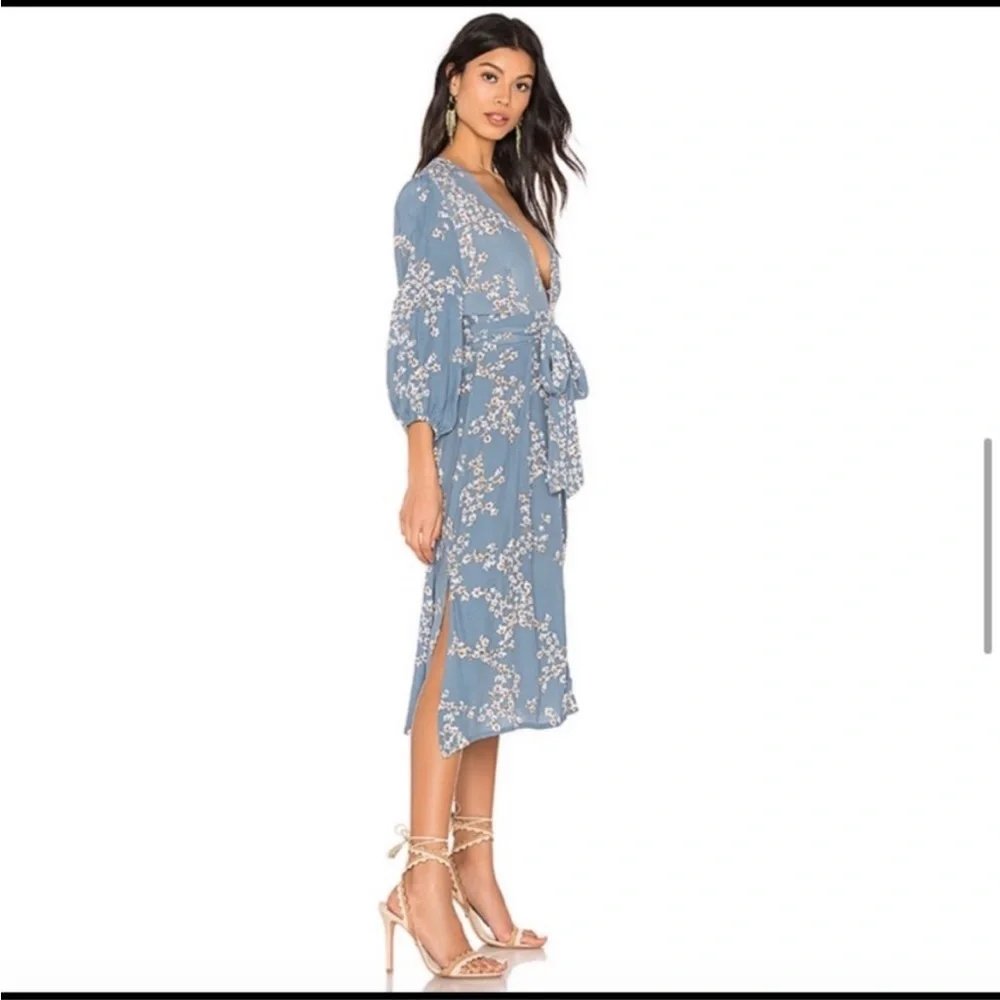 Faithfull the Brand Chloe Midi Dress size XS 2 - Picture 8 of 12
